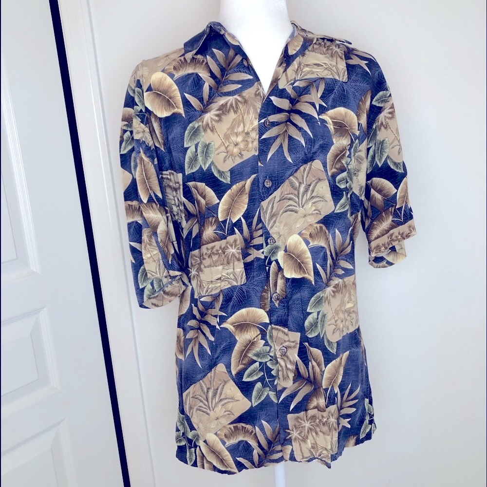Moda Campia Moda short sleeve Hawaiian shirt